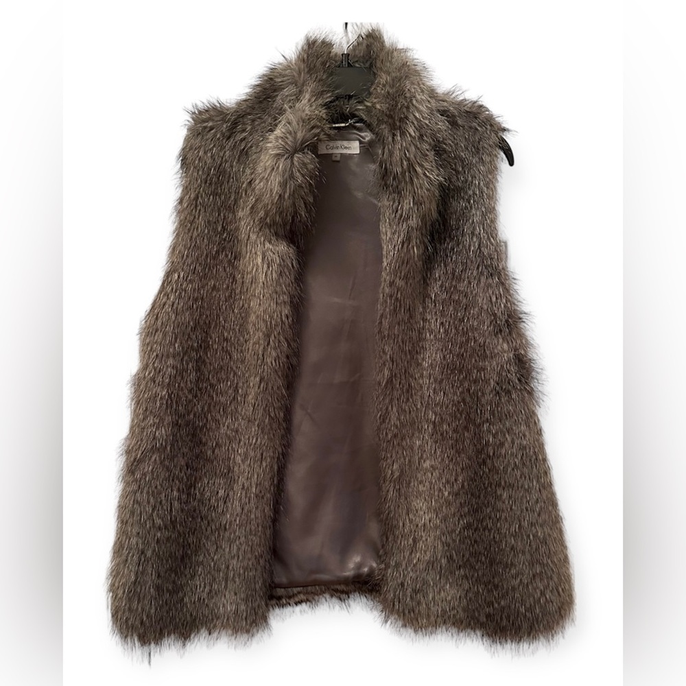 Calvin Klein Faux Fur Vest